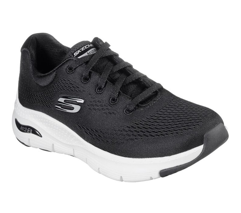 Skechers Arch Fit - Big Appeal - Womens Sneakers Black/White [AU-JQ8213]